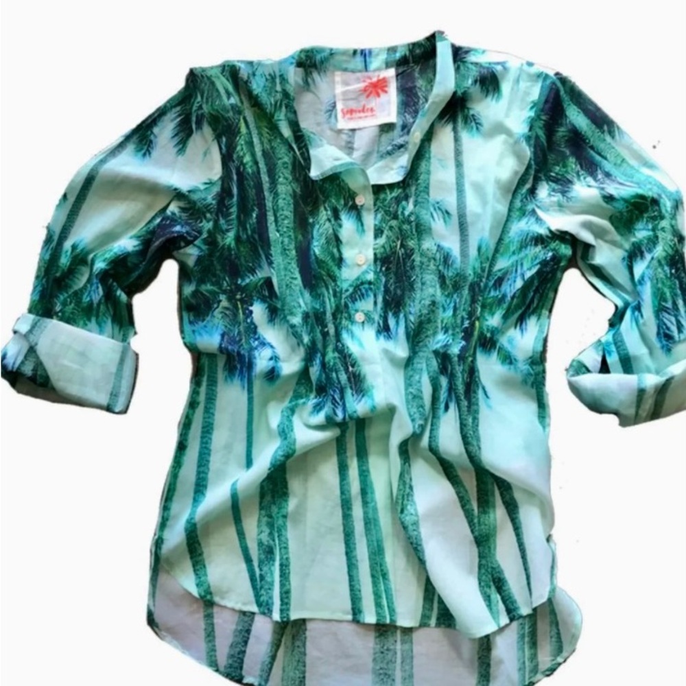 Samudra Tetiaroa Button Up Shirt size L